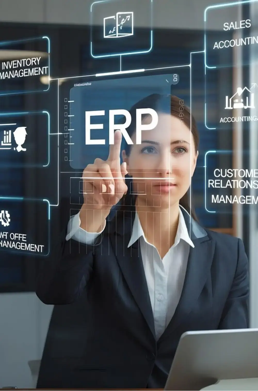 ERP & CRM Software — Interstial project showcase